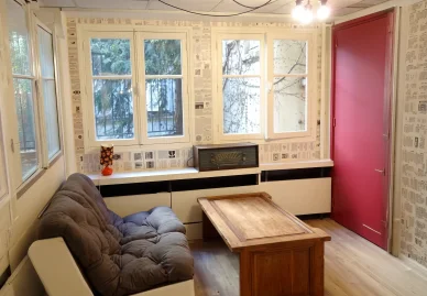 Salle de travail de L'Archipel. Espace coworking de L'Archipel.