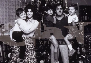 Celentano con la famiglia
