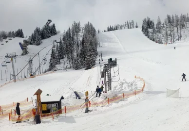 Štrbské Pleso v zime