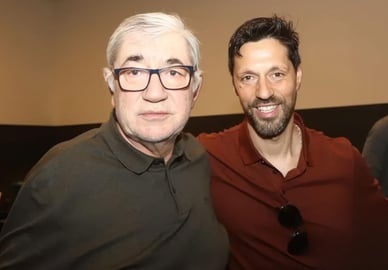 Conselho paterno: Vítor Bruno com o pai, Vítor Manuel