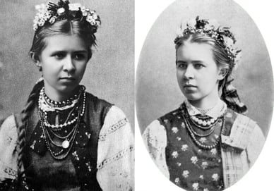 Леся Українка в молодості
