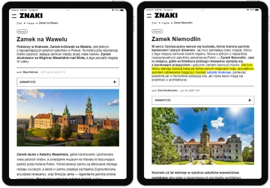 Polska — inne zamki