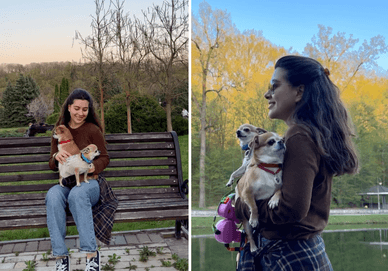 Раміна Есхакзай є власницею двох хвостиків