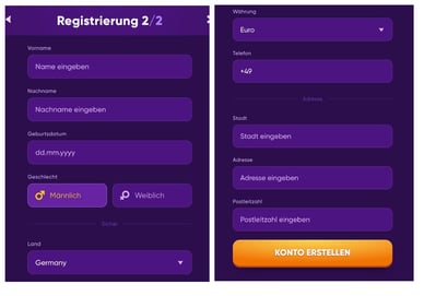 Ein Konto bei Kingmaker Kasino Deutschland registrieren