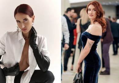 Євгенія Емеральд після народження другої доньки