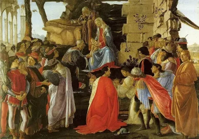 Botticelli Adorazione dei Magi, 1474-1476 Sandro Botticelli Adorazione dei Magi