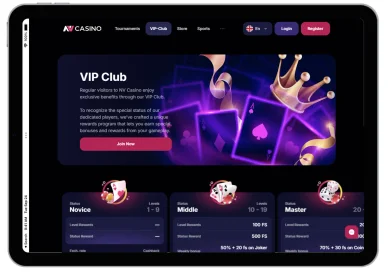 VIP klub v NV Casine VIP klub v NV