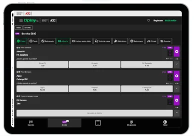 Apuestas en vivo en la casas de apuestas