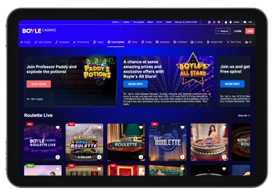 BoyleSports Live Dealer Games