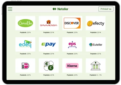 Neteller рoplatky a limity Poplatky a limity Netelleru
