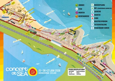 concert at sea plattegrond