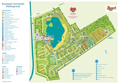 roompot hunzedal plattegrond
