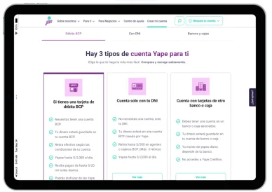 Registro en Yape Creación de una cuenta en Yape