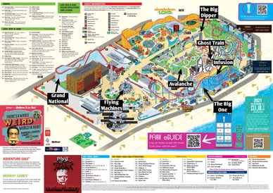 blackpool pleasure beach map