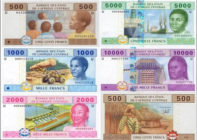 Банкноты Центральноафриканского франка
