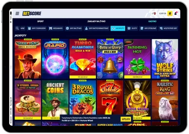Gry jackpoty w Casino BetScore