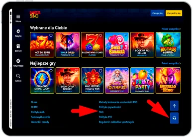 Obsługa klienta w kasynie Gangstasino