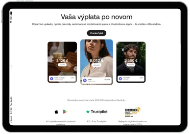 Revolut Hlavná stránka Stránka Revolut