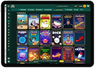 Gry Błyskawiczne w kasynie GoKong GoKong — gry błyskawiczne