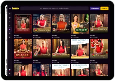 Stolní hry v iWild Casino