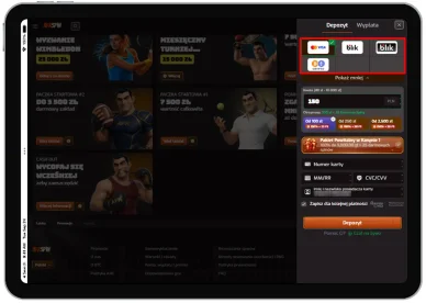 Płatności w AFK Spin Casino