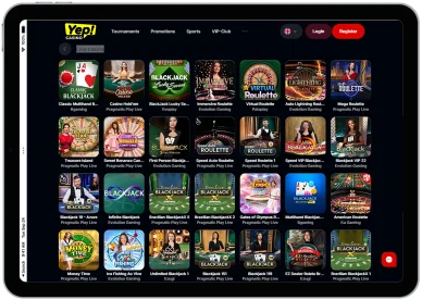 Casino žive Živé kasíno
