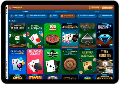 Gry stołowe w WinBay Casino online