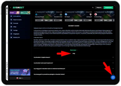 Wsparcie klienta Wsparcie klienta w BeonBet kasyno