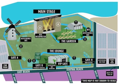 lytham festival map