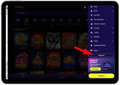 Wsparcie klienta Obsługa klienta w Casino Maggico