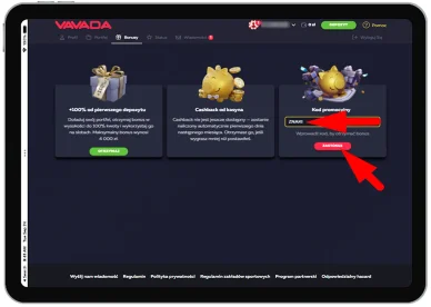 Vavada kod promocyjny “ZNAKI”