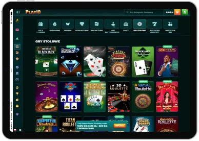 Gry Stołowe Gry Stołowe w Online Casino Playio