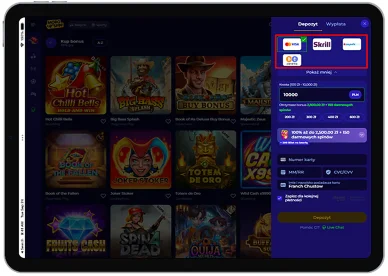 Płatności w kasynie