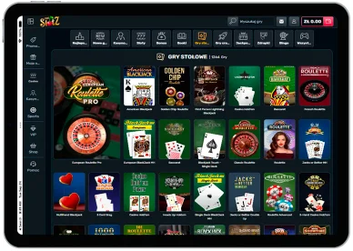 Gry stołowe w TheSlotz Casino