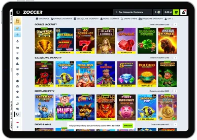 Gry jackpoty w Zoccer Online Kasyno