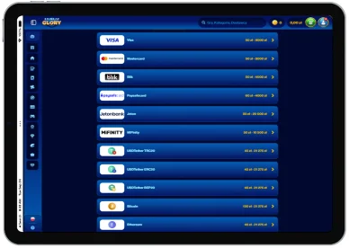 Płatności w kasynie Spins of Glory