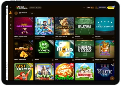 Gry Stołowe kasyna Rolldorado Gry Stołowe