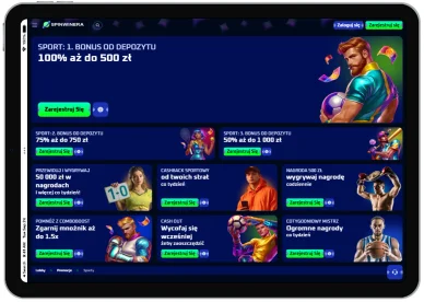 Sportowe bonusy Sportowe bonusy w Casino Spinwinera