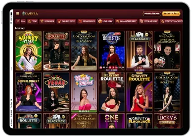Živé hry  v Casoola Casino