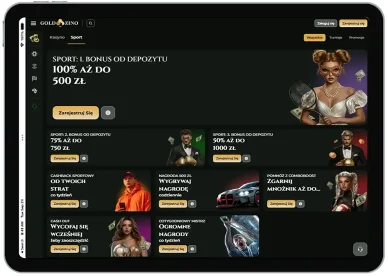 Goldzino Casino — sportowe bonusy