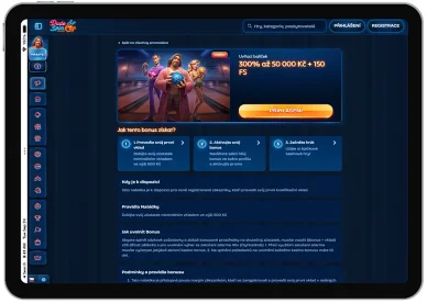 Vítej bonus Uvítací bonus v online kasinu