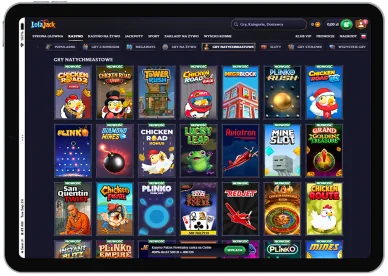 Gry natychmiastowe Gry natychmiastowe w Online Casino LolaJack