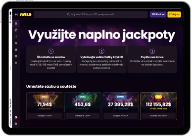 Jackpoty v iWild Casino
