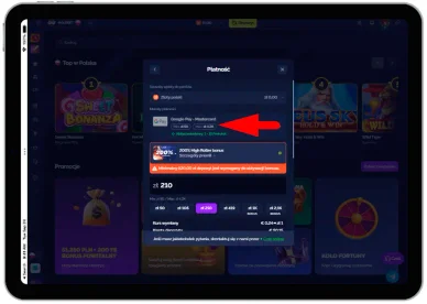 Limity Limity w Casino Online Google Pay