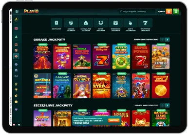 Gry jackpoty Gry jackpoty w Casino Playio