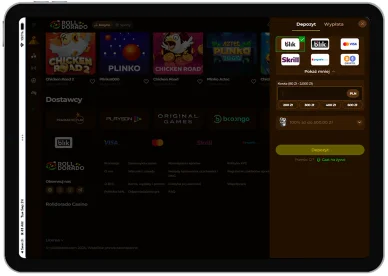 Płatności w Rolldorado Kasyno Online Metody płatności w kasynie
