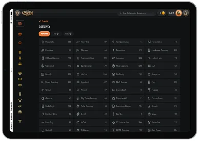 Dostawcy gier w kasynie