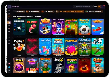 Natychmiastowa wygrana Błyskawiczna wygrana w Casino online Mad