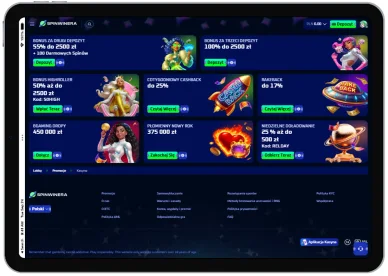 Kasynowe bonusy Spinwinera — kasynowe bonusy