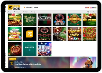 Casino Pelican — gry stołowe Gry Stołowe